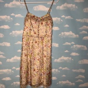 Romy- Floral White Sundress size Medium
